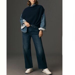 Mother The Dodger Wide Leg Ankle Jeans